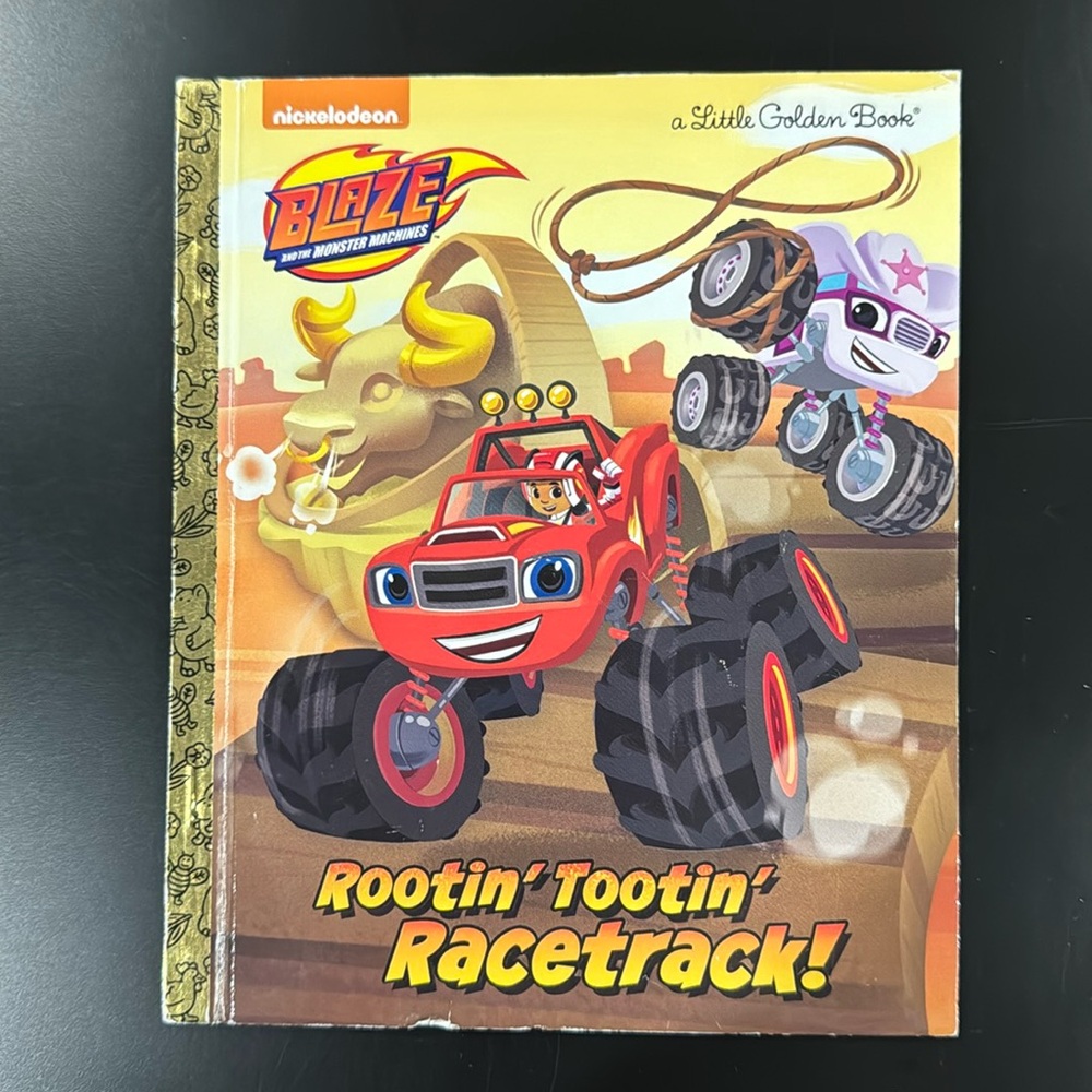 Blaze and the Monster Machines: Rootin’ Tootin’ Racetrack! - Hardcover Book
